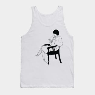 Black & white Elegant Art 28 Tank Top